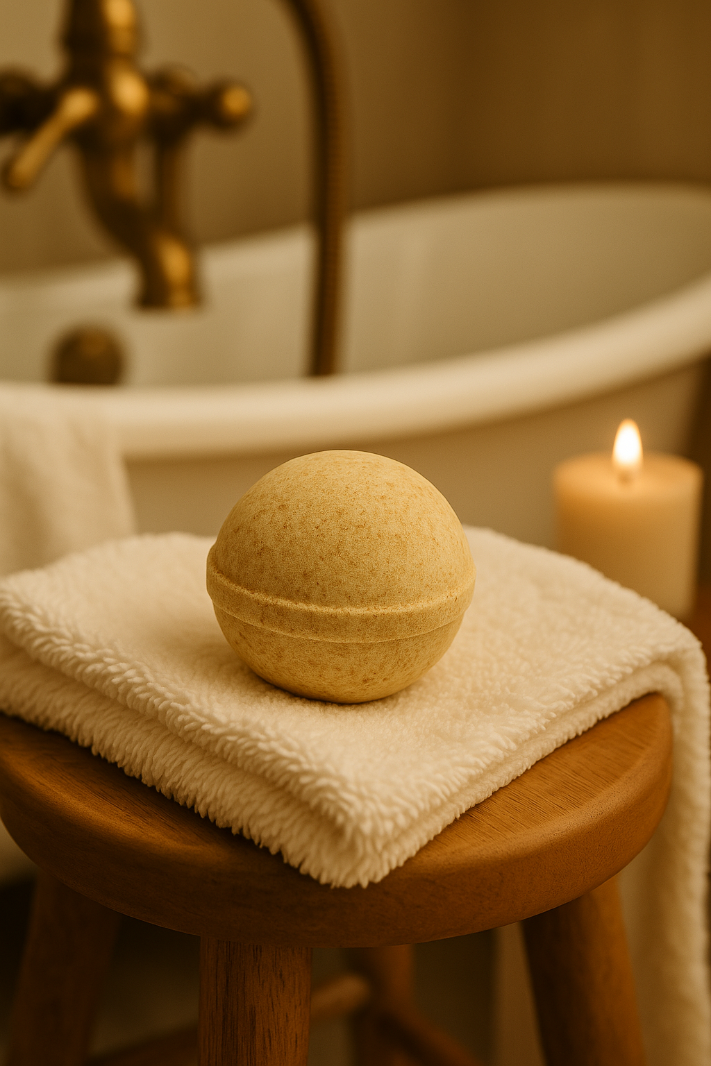 Vanilla Apple Cinnamon Butter Bath Bombs