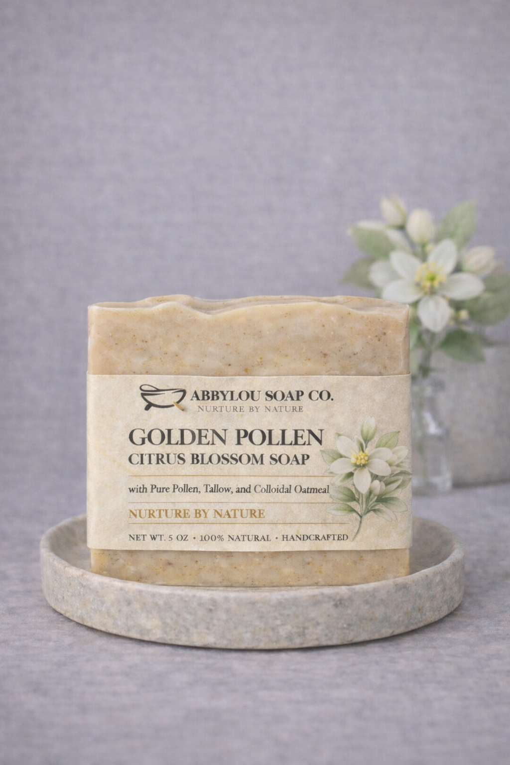 Golden Pollen Citrus Tallow Soap