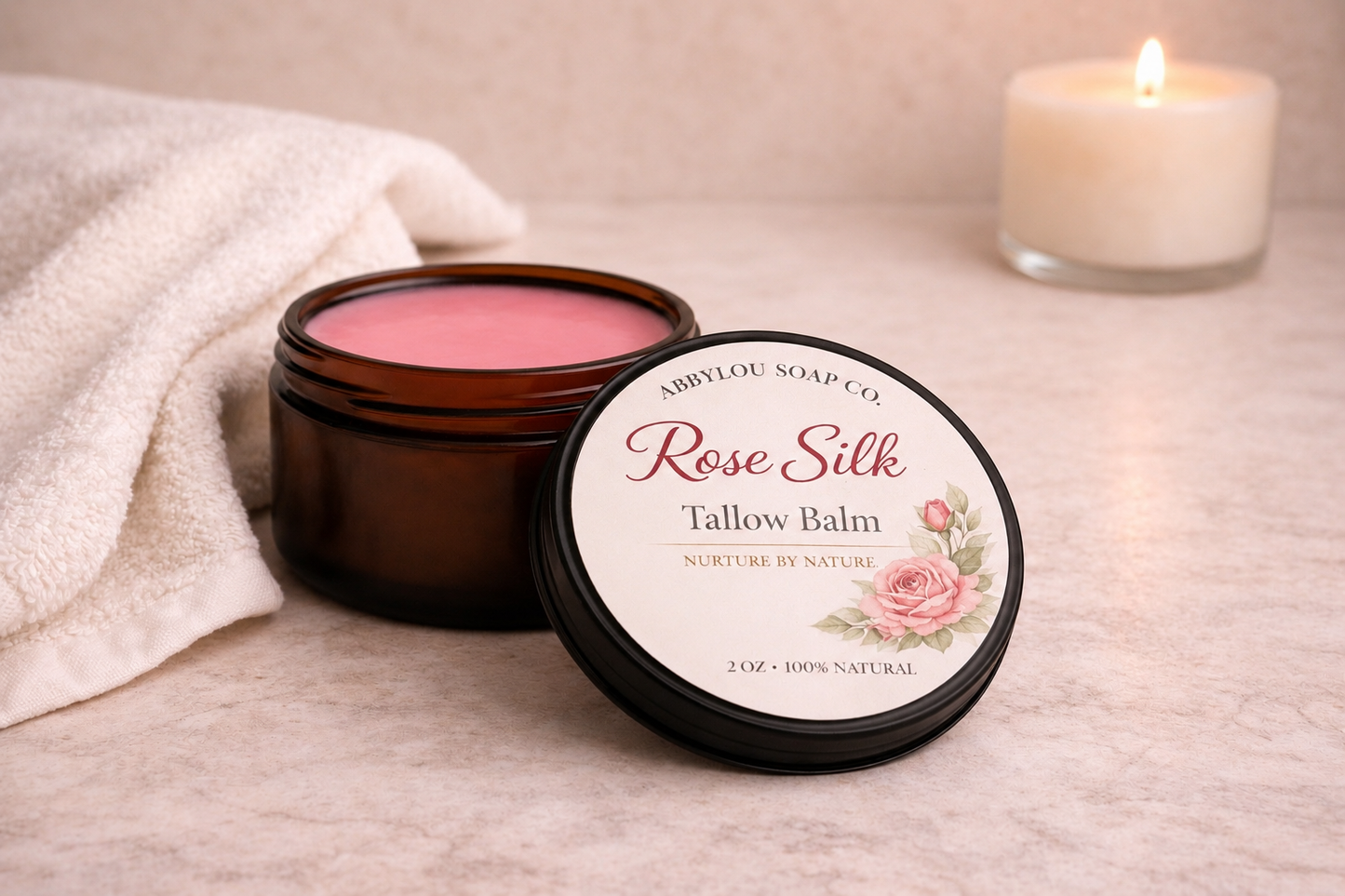 Rose Silk Tallow Balm
