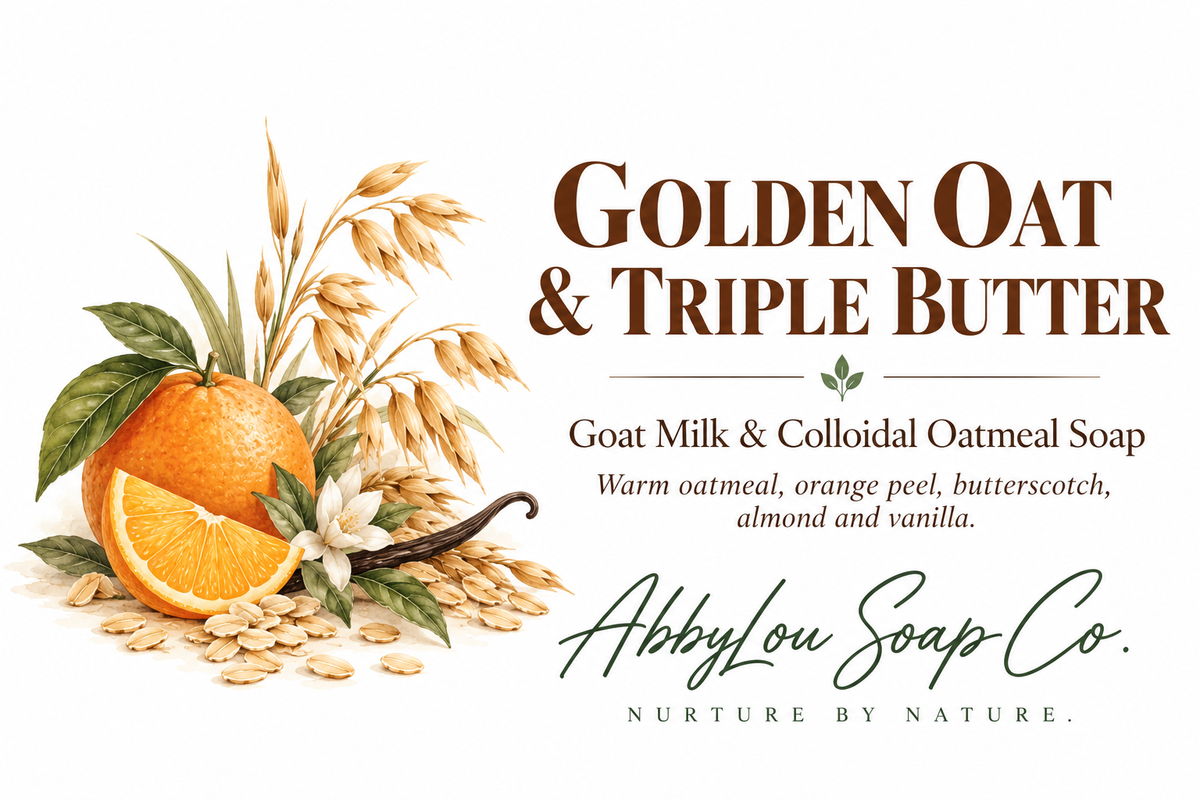 Golden Oat & Triple Butter Goat Milk Soap - Coming soon