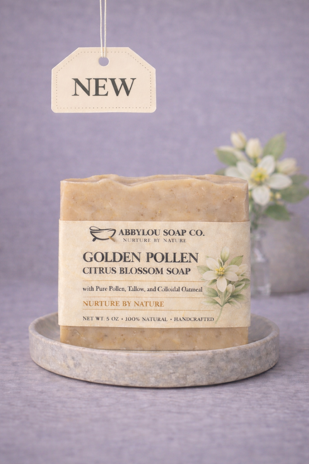 Golden Pollen Citrus Tallow Soap