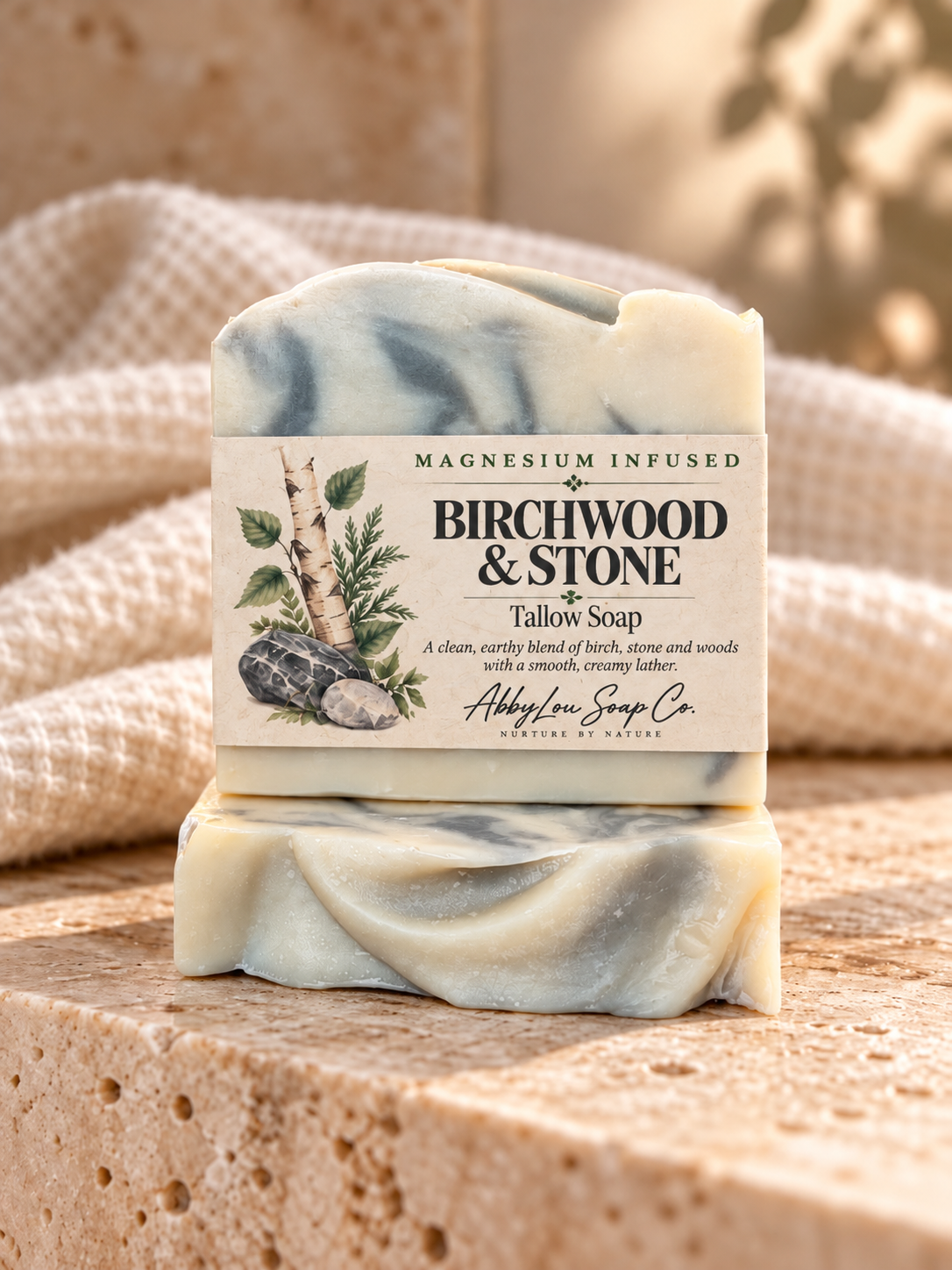 Birchwood & Stone Tallow Soap
