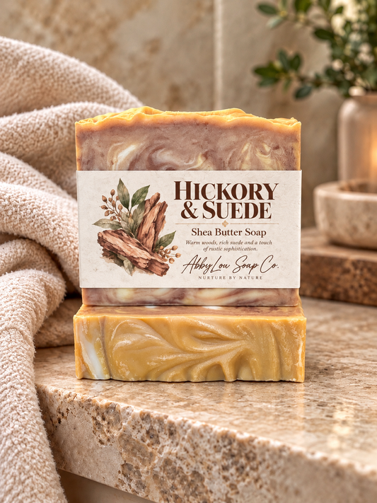 Hickory & Suede Shea Butter Soap