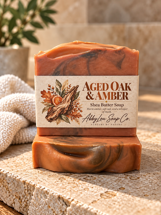 Aged Oak & Amber Shea Butter Soap