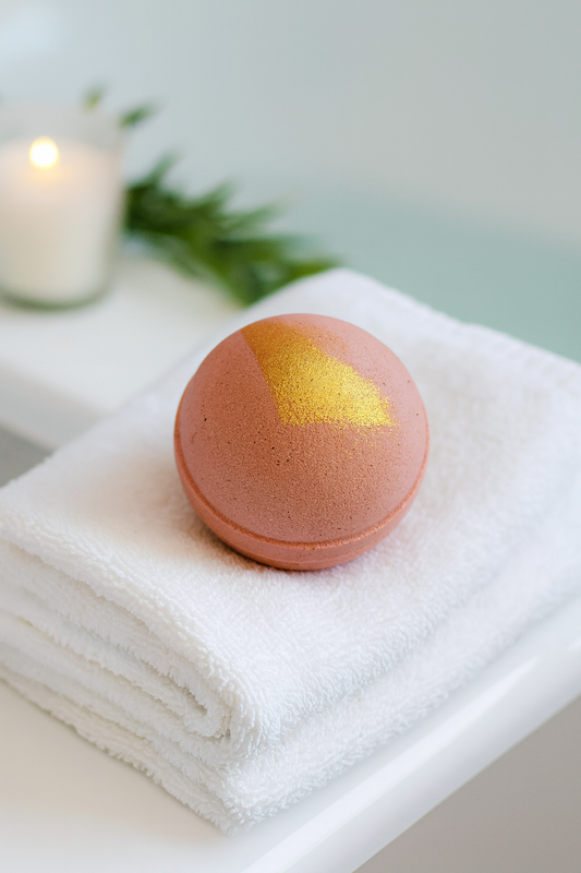 Wild Rose Gold Bath Bomb