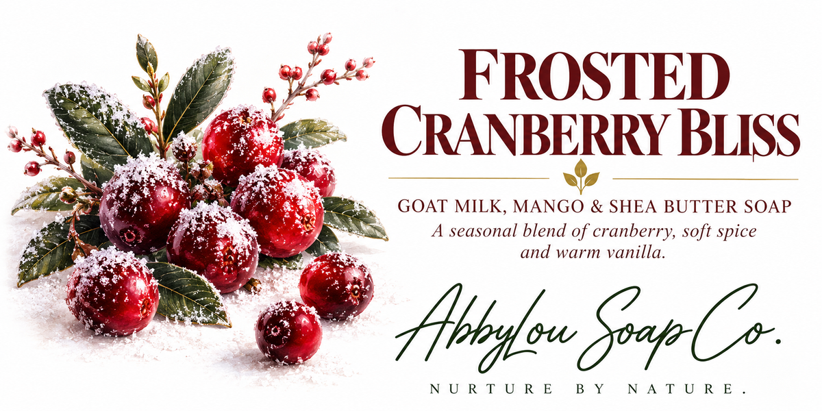 Frosted Cranberry Bliss Goat Milk, Mango & Shea Butter Soap - Coming Soon