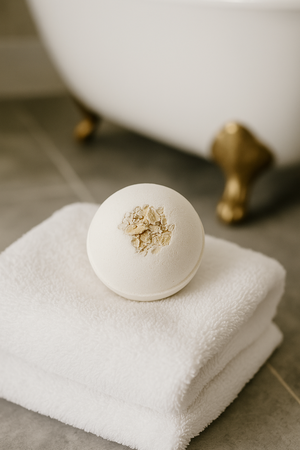 Honey & Colloidal Oats Bath Bomb