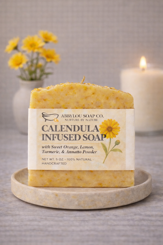 Calendula Infused Sweet Orange Body Soap