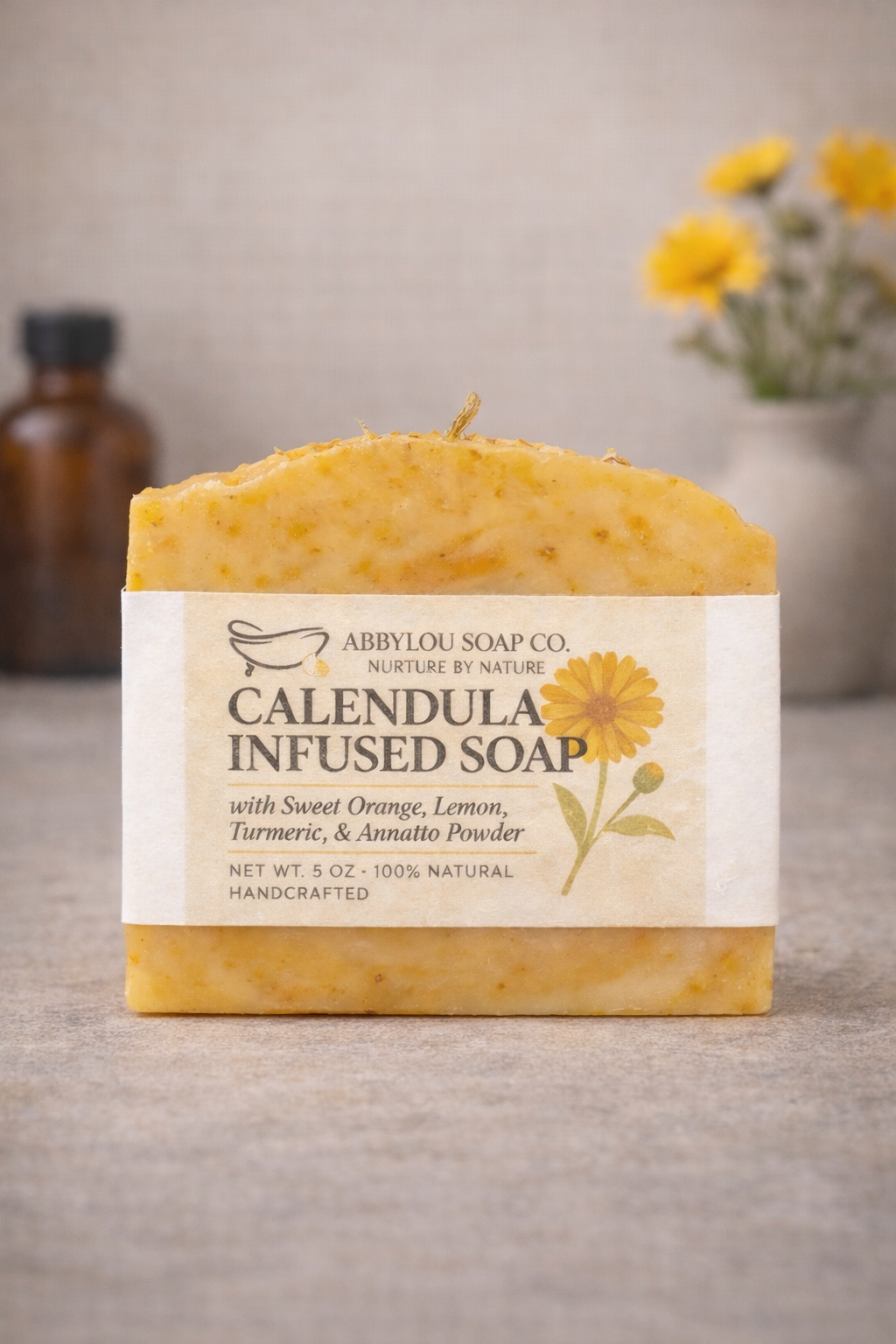 Calendula Infused Sweet Orange Body Soap