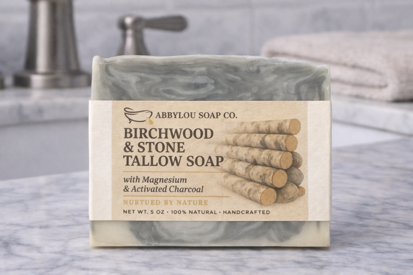 Birchwood & Stone Tallow Soap