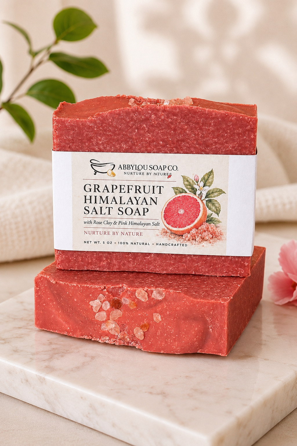 Grapefruit Himalayan Salt Soap