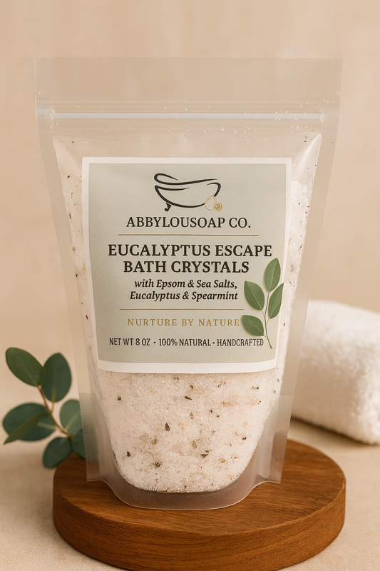 Eucalyptus Escape Soak Natural Bath Crystals