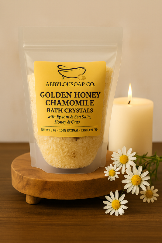 Golden Honey Chamomile Salt Soak
