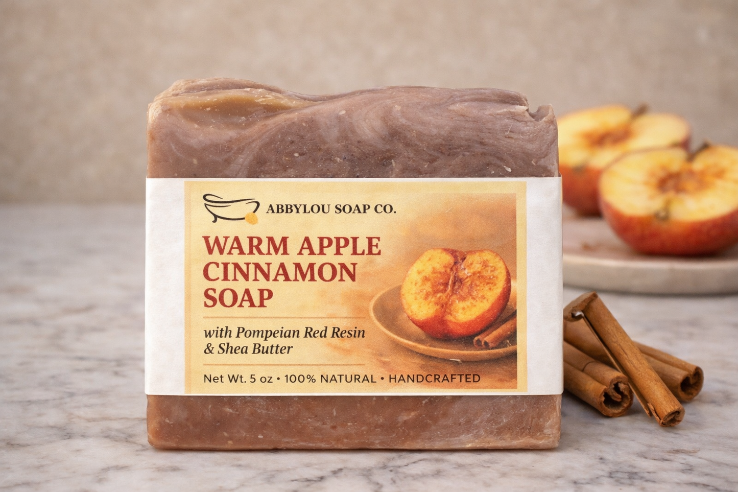 Warm Apple Cinnamon Soap