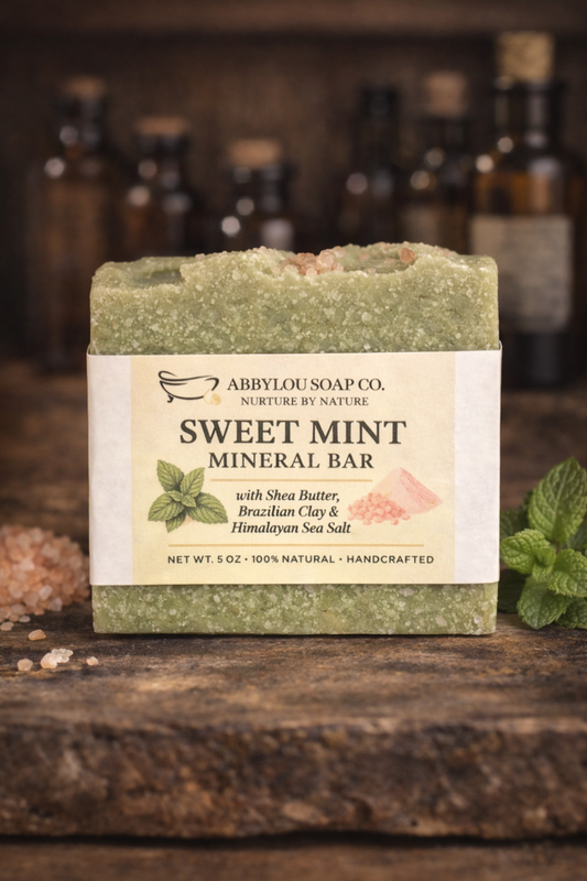 Sweet Mint Mineral Salt Soap