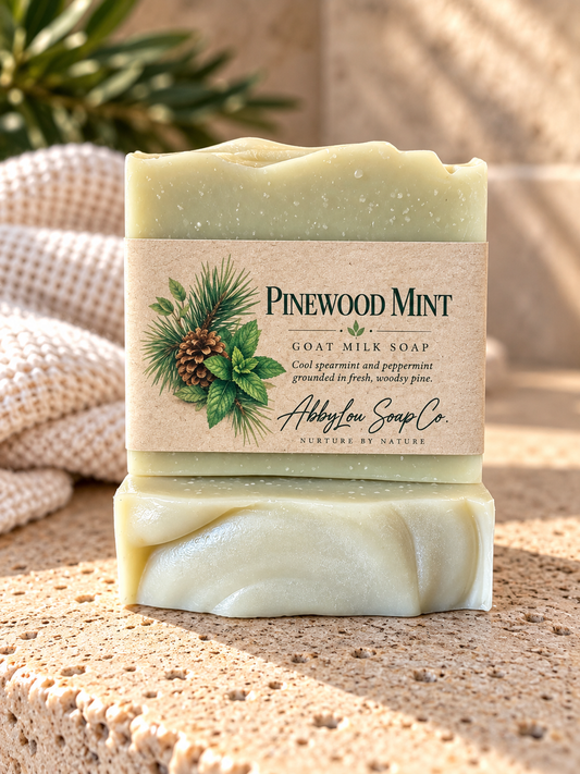 Pinewood Mint Goat Milk Soap