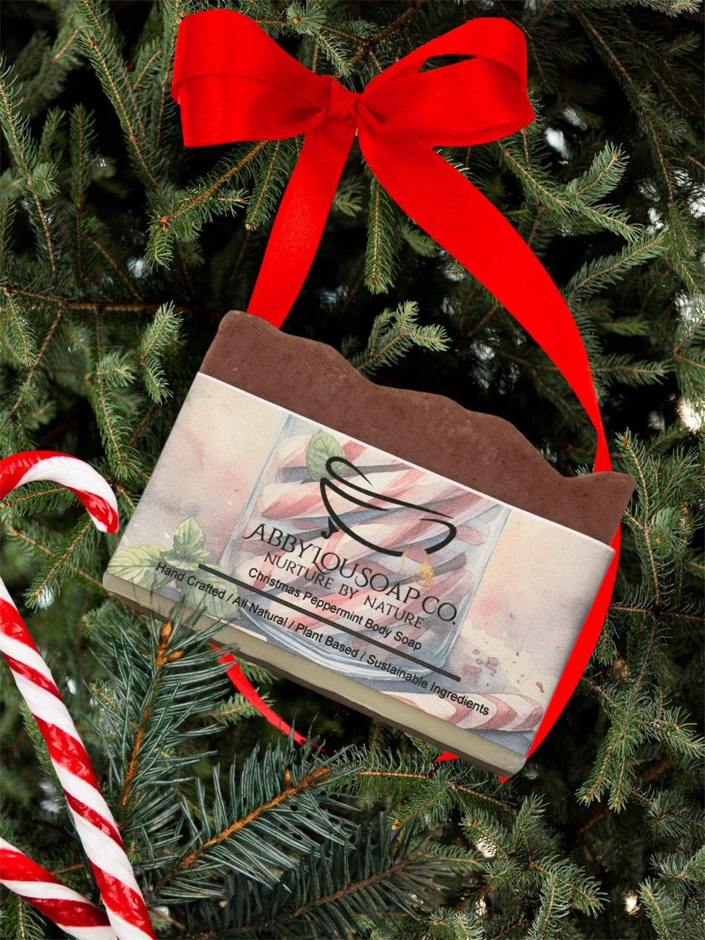 Christmas Peppermint Body Soap