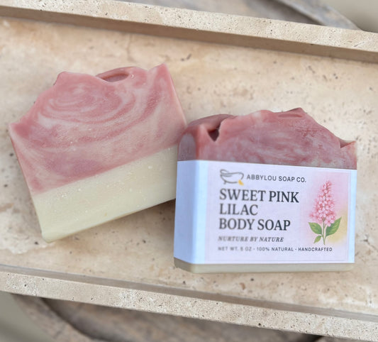 Sweet Pink Lilac Body Soap