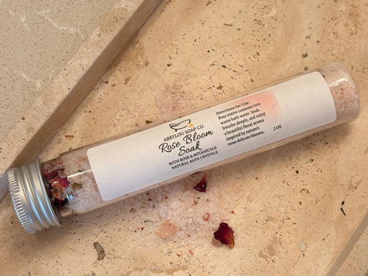 Rose Bloom Soak Natural Bath Crystals