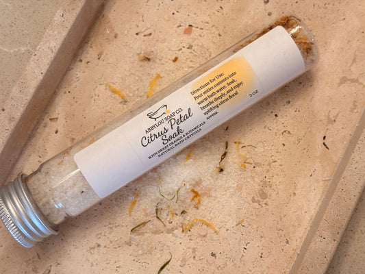 Citrus Pedal Soak Natural Bath Crystals