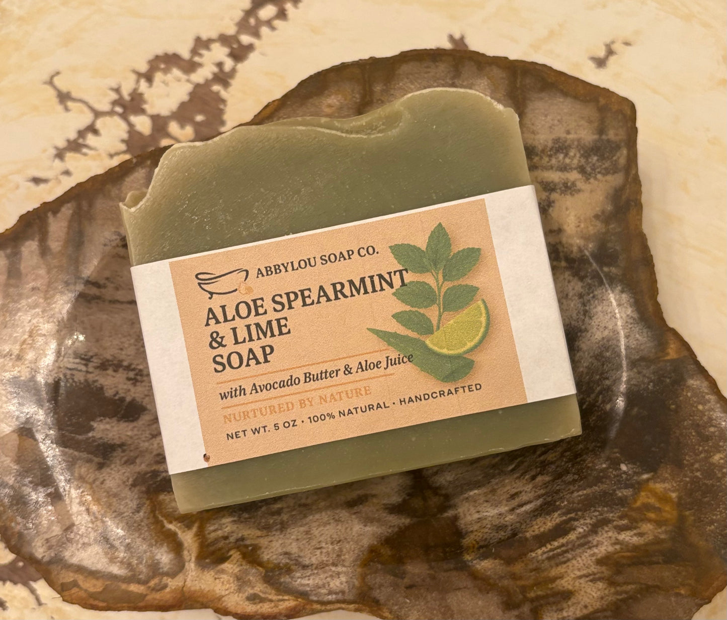 Aloe Spearmint & Lime with Avocado Butter Body Soap