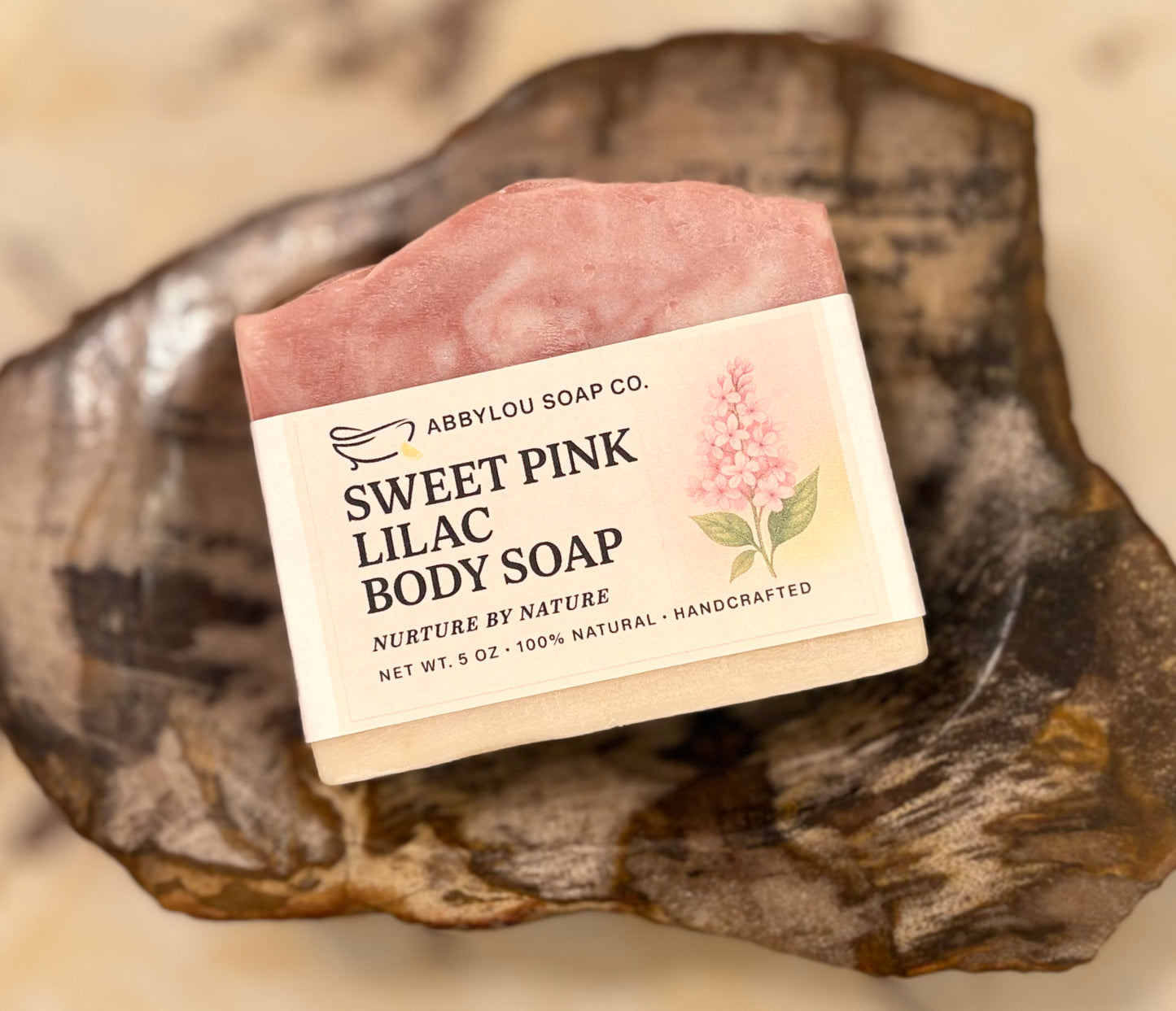 Sweet Pink Lilac Body Soap
