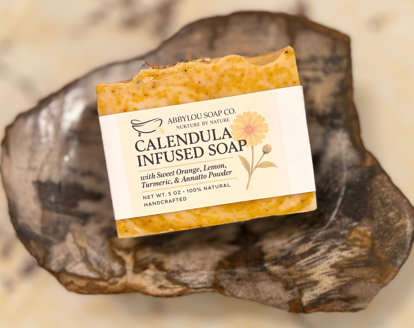 Calendula Infused Sweet Orange Body Soap