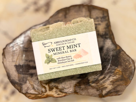 Sweet Mint Mineral Salt Soap