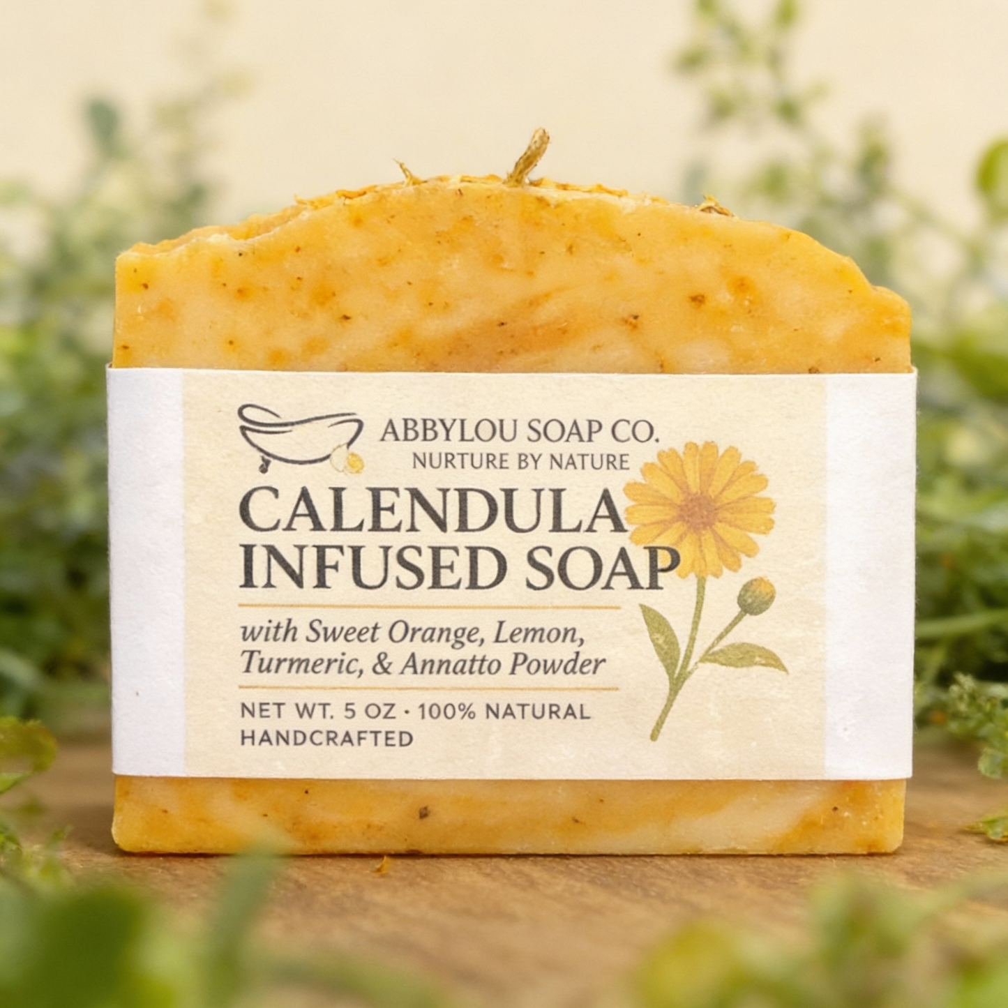 Calendula Infused Sweet Orange Body Soap