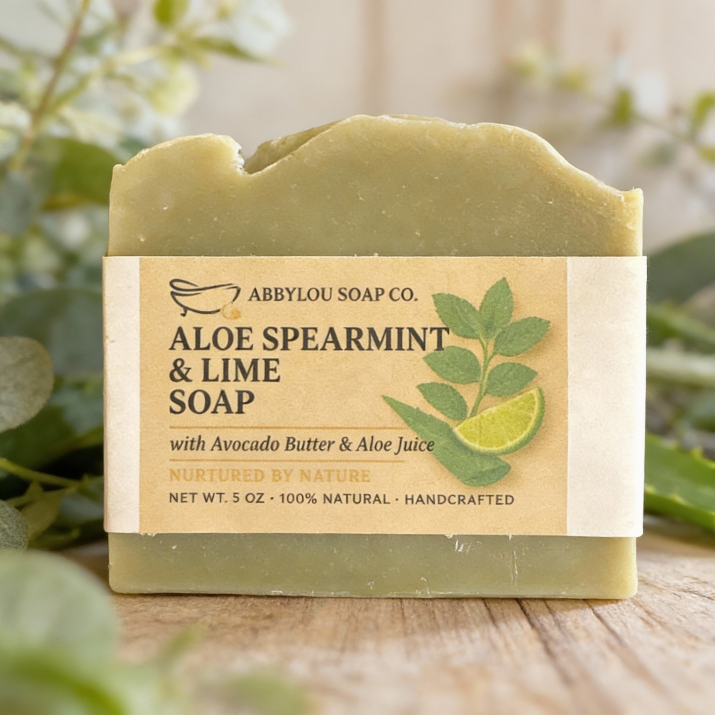 Aloe Spearmint & Lime with Avocado Butter Body Soap