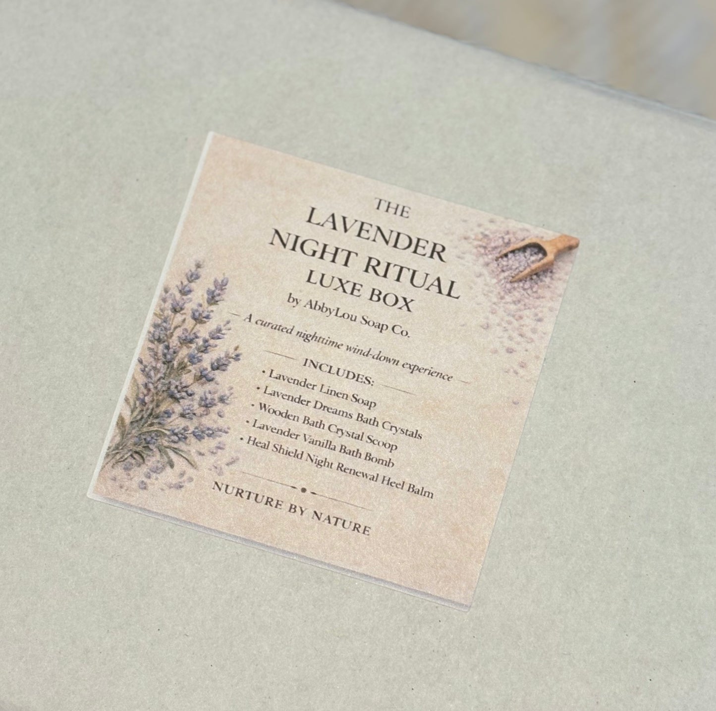 The Lavender Night Ritual Luxe Box
