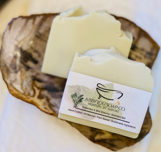 Rosemary & Mint Shampoo/Shaving Body Soap