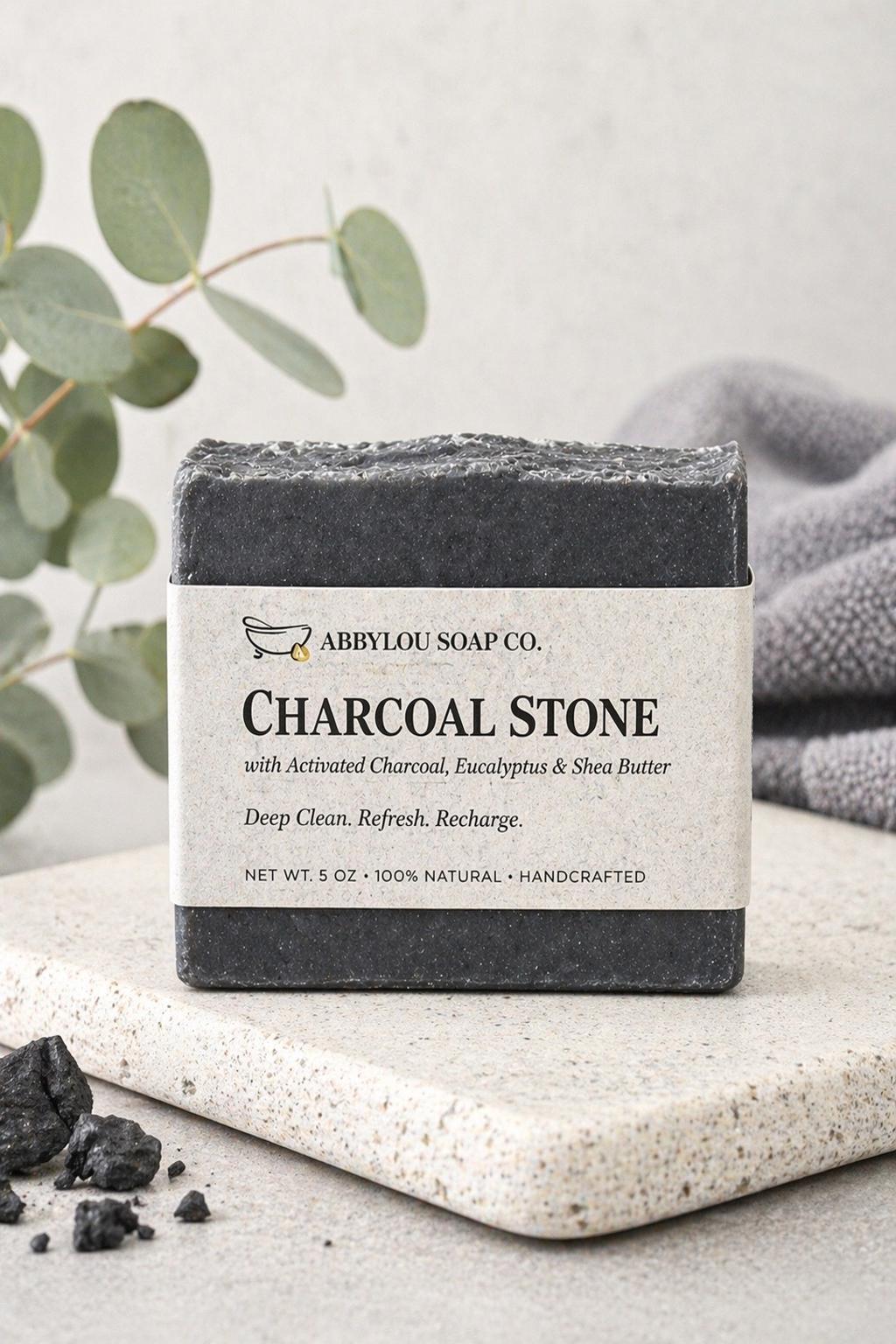 Charcoal Stone Soap